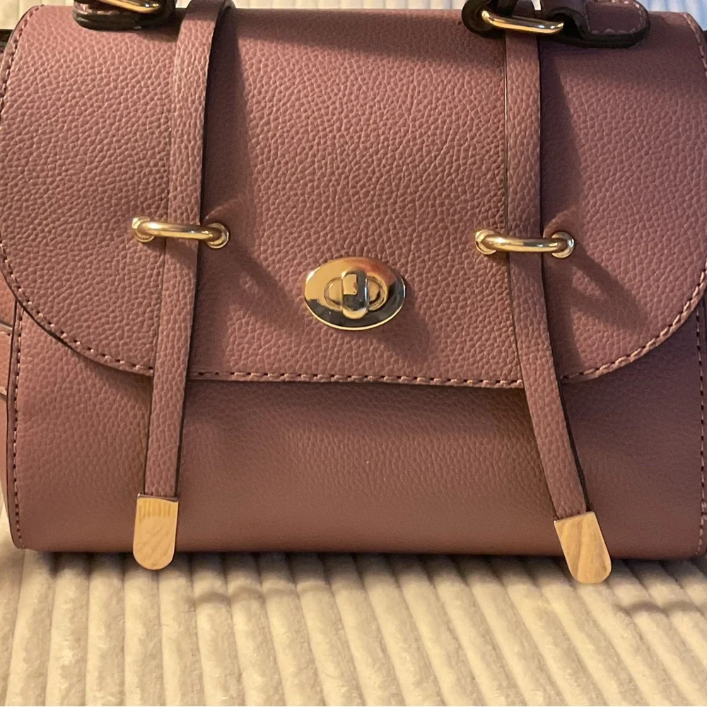 Elegant Mauve Women's Satchel - Picture 2 of 8